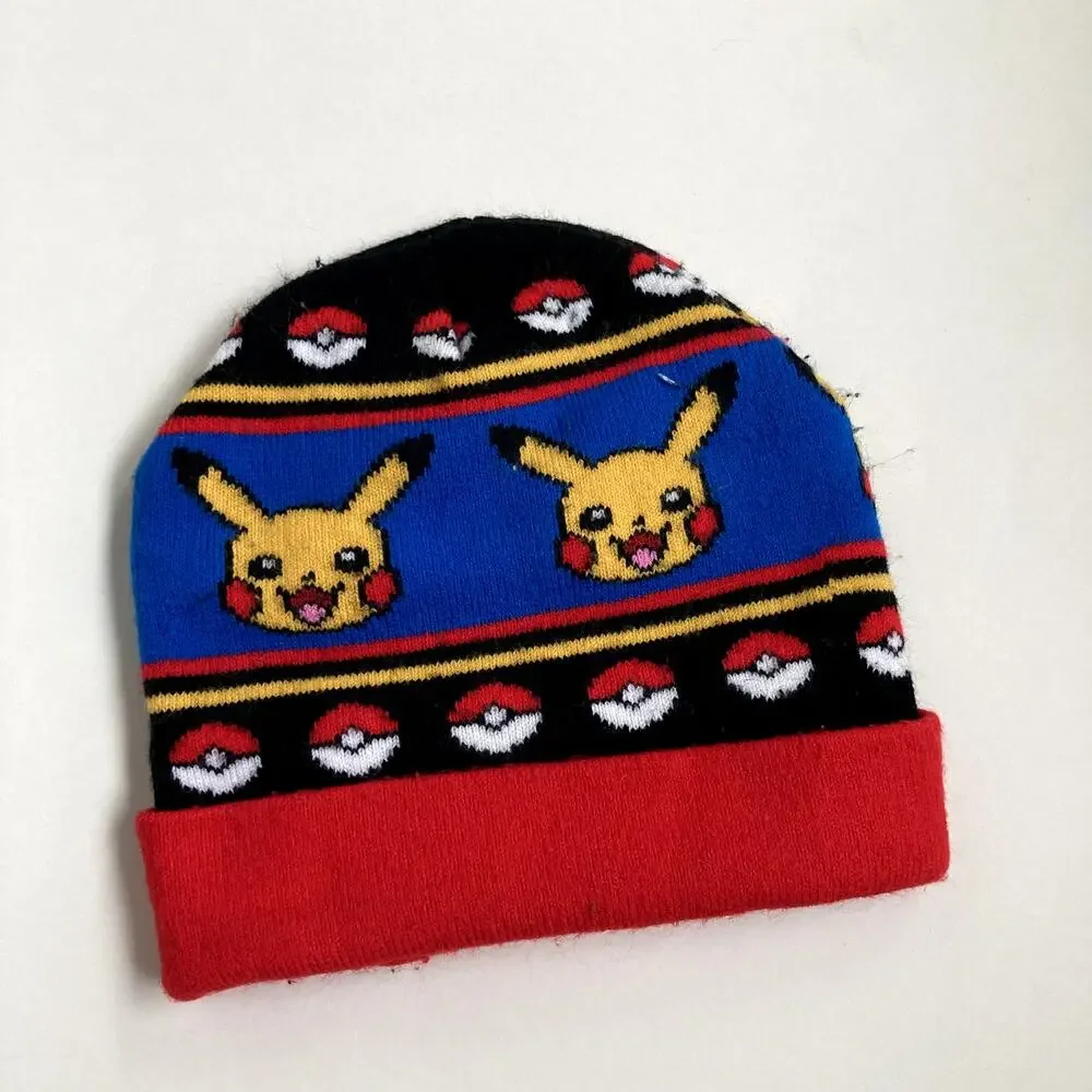 Pokemon Knit Cuff Beanie Kids Youth